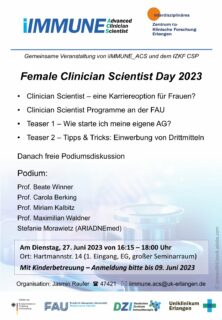 Zum Artikel "Female Clinician Scientist Day"